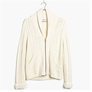 Zip cardigan